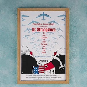 Póster de película Dr. Strangelove, decoración de pared, decoración de Roma, póster de película, coleccionables, regalos de cumpleaños
