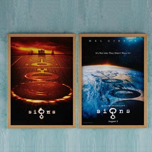 Signs Movie Poster Wall Art Decor Rome Decor Film Poster Collectibles Birthday Gifts