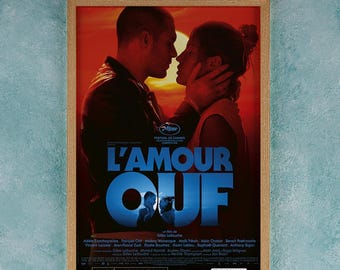 L&#39;AMOUR OUF 2024 affiche Film Poster Wall Art Decor Rome Decor Film Poster Collectibles Birthday Gifts