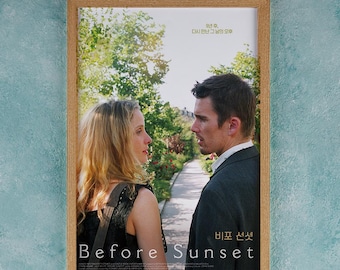 Póster de la película Antes del atardecer (2004) Decoración de pared Decoración de habitación Póster de película Artículos de colección Regalos de cumpleaños
