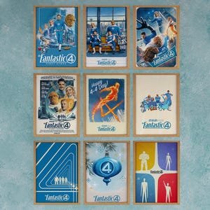 Fantastic four poster - Etsy 日本