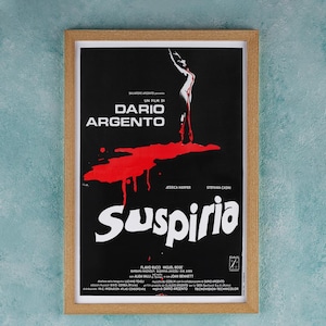 Suspiria 1977 Movie Poster Wall Art Decor Rome Decor Film Poster Collectibles Birthday Gifts