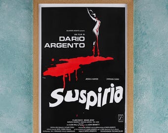 Suspiria 1977 Movie Poster Wall Art Decor Rome Decor Film Poster Collectibles Birthday Gifts