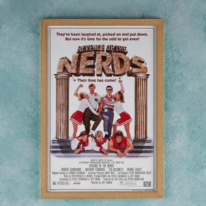 Revenge Of the Nerds Movie Poster Wall Art Decor Rome Decor Film Poster Collectibles Birthday Gifts