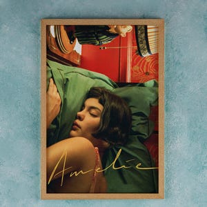 AMELIE Movie Poster Wall Art Decor Rome Decor Film Poster Collectibles Birthday Gifts
