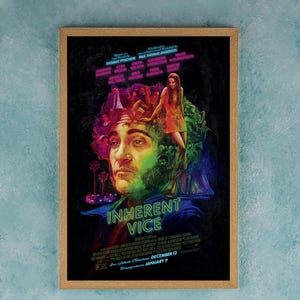 Inherent Vice Movie Poster Wall Art Decor Rome Decor Film Poster Collectibles Birthday Gifts