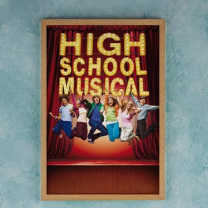 High School Musical 2006 Movie Poster Wall Art Decor Rome Decor Film Poster Collectibles Birthday Gifts