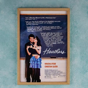 Heathers 1989 Movie Poster Wall Art Decor Rome Decor Film Poster Collectibles Birthday Gifts