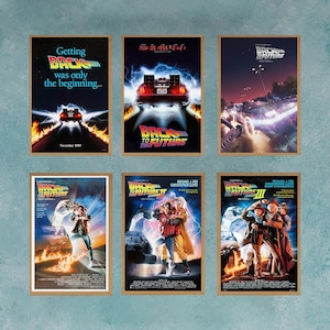Póster de la película Regreso al futuro (1985), decoración de pared, póster de Roma, coleccionable, regalos de cumpleaños