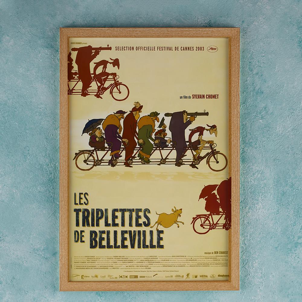 ベルヴィル・ランデブー 2003年映画ポスター Les triplettes de