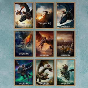 Drachenzähmen leicht gemacht 2025 Film Poster Wand Kunst Dekor Rom Dekor Filmposter Sammlerstücke Geburtstag Geschenke