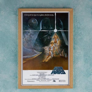 Star Wars 1977 Movie Poster Wall Art Decor Rome Decor Film Poster Collectibles Birthday Gifts
