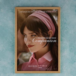 Companion 2025 Movie Poster Wall Art Decor Rome Decor Film Poster Collectibles Birthday Gifts