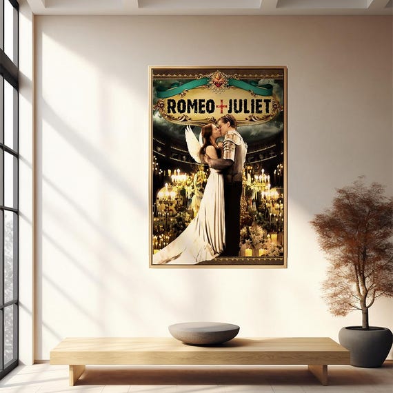 Romeo Juliet 1996 Movie Poster Wall Art Decor Room Decor Film