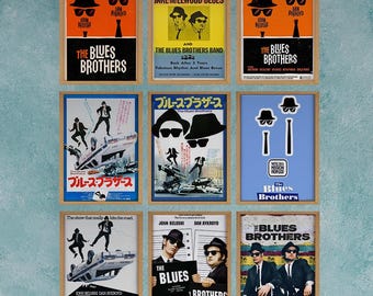 ブルース・ブラザーズ映画ポスター：1980年代のクラシック映画アート