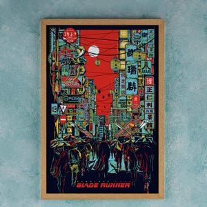 Blade Runner Movie Poster Wall Art Decor Rome Decor Film Poster Collectibles Birthday Gifts