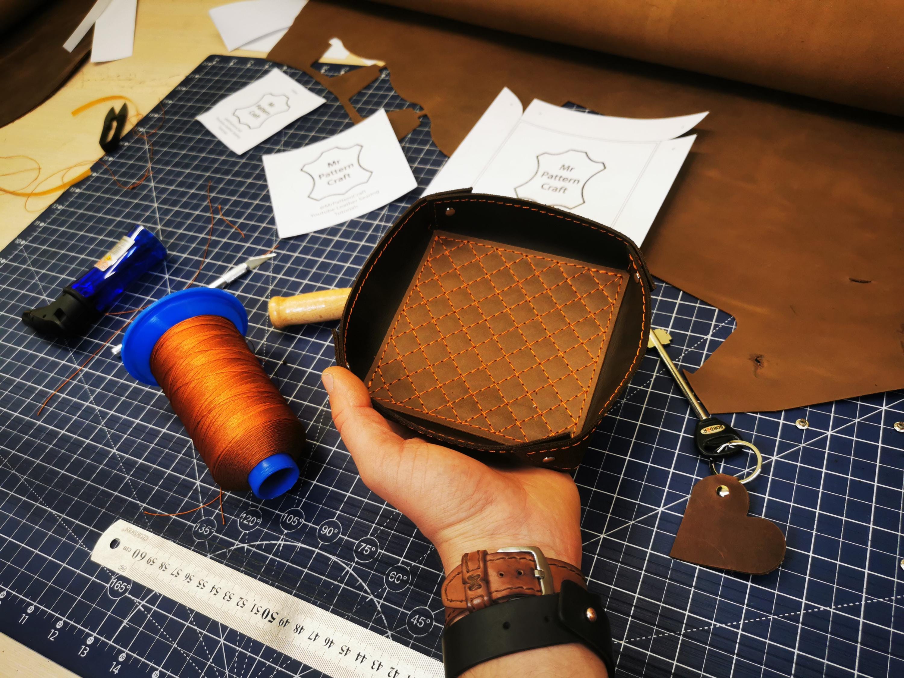 PDF Patten Template for Making DIY Luxury Valet Tray With Your ...