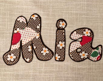 Personalized Pillow Dorm Decor |  Vintage and Contemporary Fabrics | Made in the USA
