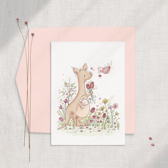 Baby Galah Greeting Card Baby Galah Greeting Card