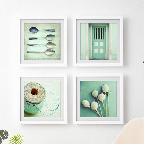 Mint Green Wall Art Etsy