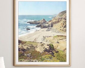 Beach Photography Coastal Wall Art, California Ocean Seascape Print, 8x10 11x14 16x20 Print