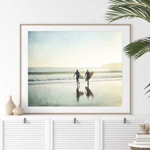 Beach Photography, Surfer Photo, Northern California, Ocean Print, Surfing, Beach Decor, Surf Print