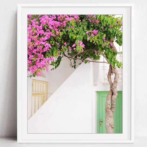 Positano Italy Wall Art Photography Print Pink Travel Room - Etsy