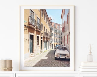 Lisbon Travel Print - Architecture Art Europe Street, Travel Decor, 8x10 11x14, Lisbon Portugal Wall Art, Travel Photography Print