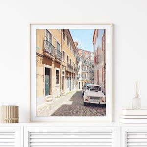 Lisbon Travel Print, Architecture Art Europe Street, Travel Decor, 8x10 11x14, Lisbon Portugal Wall Art, Travel Photography Print