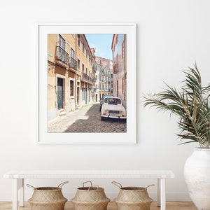 Lisbon Travel Print, Architecture Art Europe Street, Travel Decor, 8x10 11x14, Lisbon Portugal Wall Art, Travel Photography Print image 4