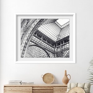 Versailles Black and White Photography Architecture Art, Paris France, Geometric Wall Art, Industrial, 8x10 11x14 Print, Office Decor image 6