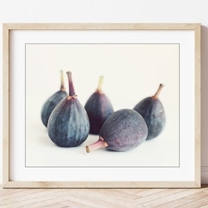 Figs Still Life Print, Food photography, Kitchen Wall Art, Minimal Modern, Dining Room Decor, Figs Art Print, 5x7 8x12 11x14 Print image 4