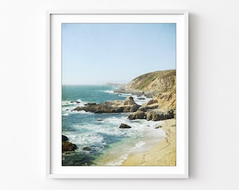 Northern California Coast Bodega Bay Beach Photography, Sonoma Coast, Ocean Print, 8x10 16x20 Print, Coastal Rustic Beach Decor