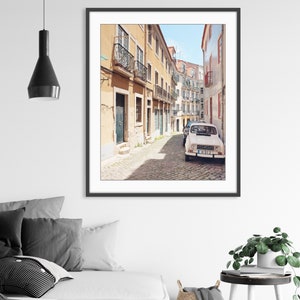 Lisbon Travel Print, Architecture Art Europe Street, Travel Decor, 8x10 11x14, Lisbon Portugal Wall Art, Travel Photography Print image 5