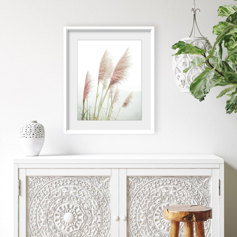 Pampas Grass Print Nature Photography Print, Coastal Wall Art, Home Decor, Beach Grass Print, Beach Living Room Art image 6