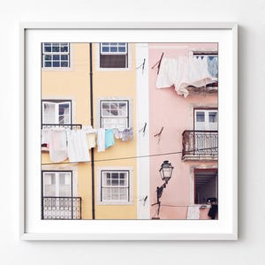 Lisbon Photography, Set of 9 Prints, Colorful Europe Wall Art, Travel Photos, Portugal Gallery Wall Art 5x5 8x8 10x10 Prints - Save 50% image 8