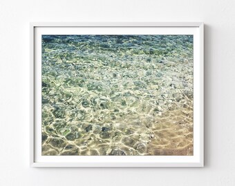 Ocean Wall Art, Beach Photography Print, Bathroom Wall Art, Coastal Wall Decor, Ocean Water Print, Beach House Decor, 8x10 16x20 Print