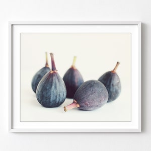 Figs Still Life Print, Food photography, Kitchen Wall Art, Minimal Modern, Dining Room Decor, Figs Art Print, 5x7 8x12 11x14 Print