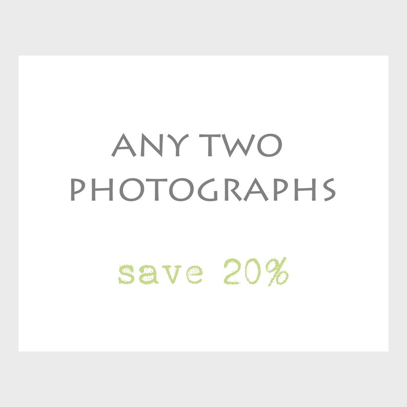 Photography Print Set / Your Choice / Save 20% / Two Prints / 2 Prints / Gallery Wall Room Decor image 1