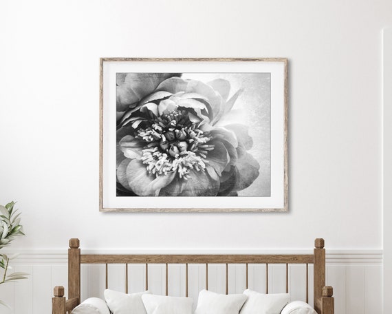 peony 絵画原画 アクリル画テクスチャーアート