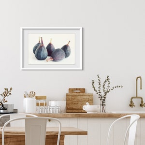 Figs Still Life Print, Food photography, Kitchen Wall Art, Minimal Modern, Dining Room Decor, Figs Art Print, 5x7 8x12 11x14 Print image 6