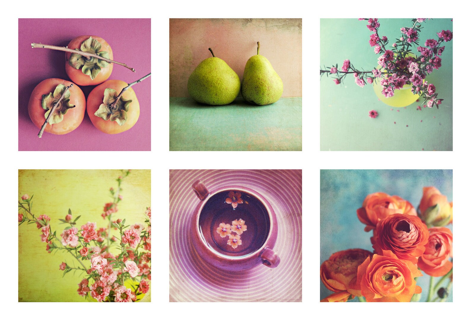 Colorful Kitchen Wall Art Food Prints Flower Photography Etsy