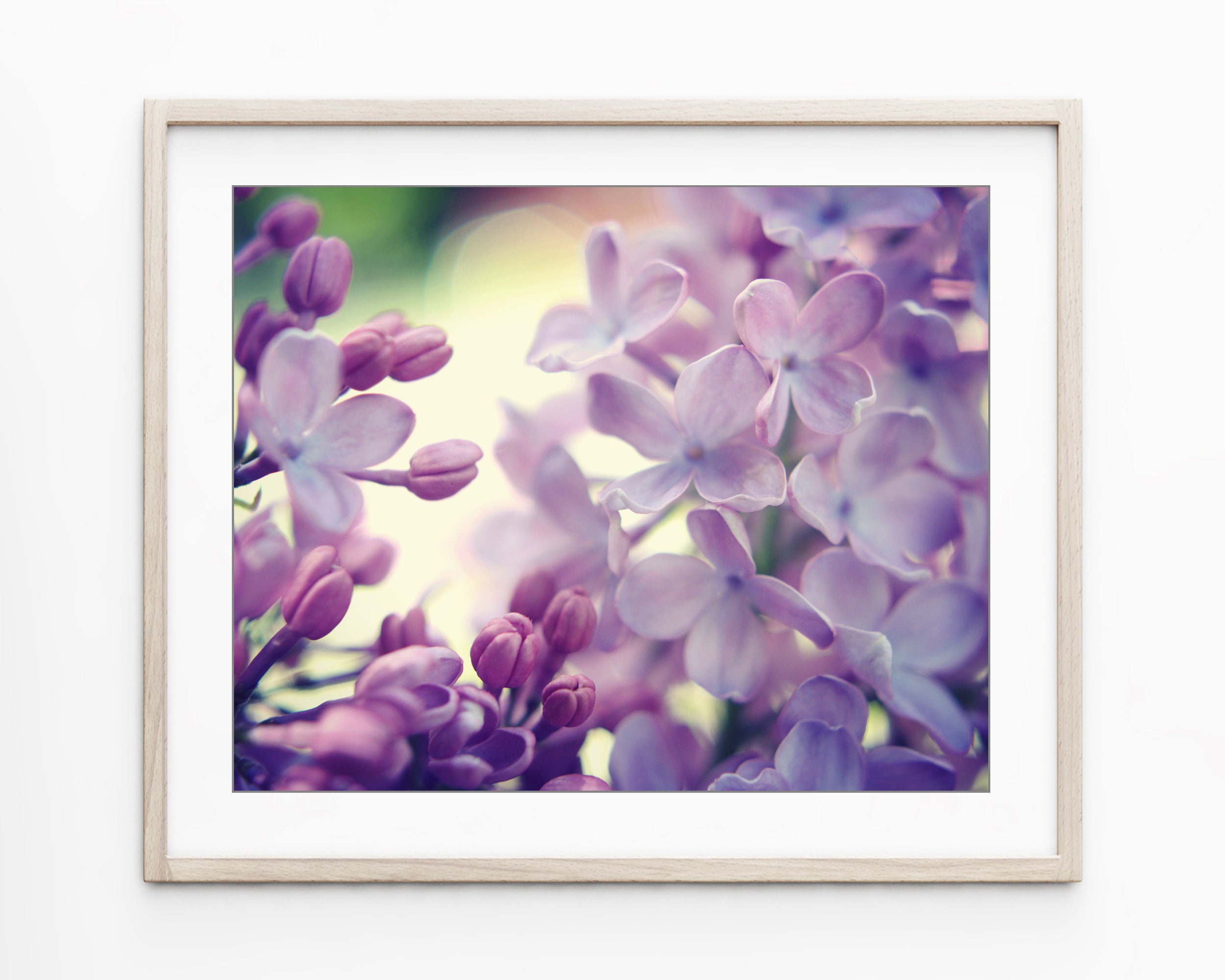Lilac Flowers Prints Floral Wall Art Set of 4 Prints Flower - Etsy