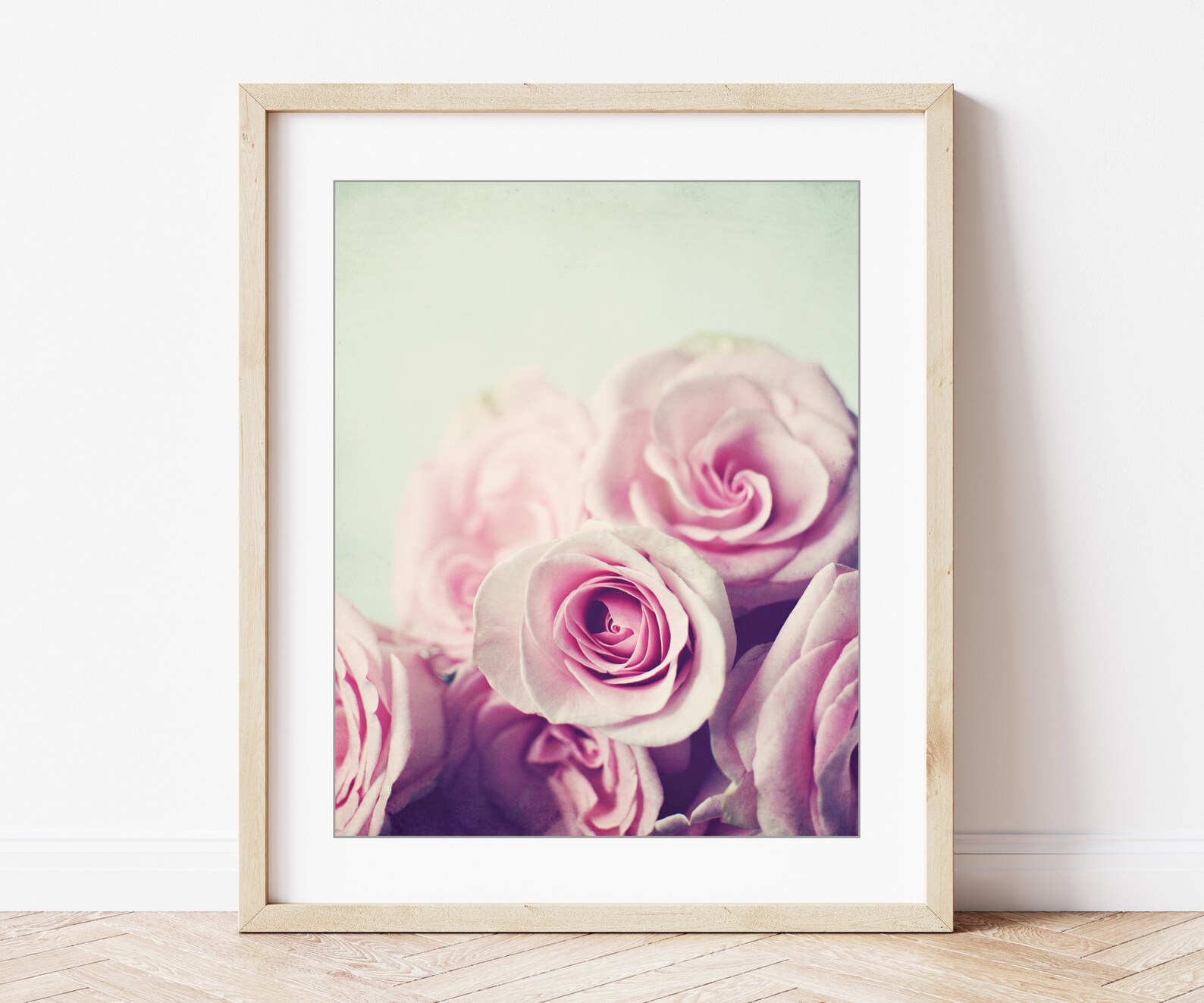 Roses Print Flower Photography Botanical Print Pale Pink | Etsy