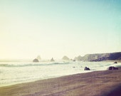 Rustic Beach Wall Art Ocean Seacsape Print California Coastal Beach Wall Art Print Blue Brown Landscape Wall Art // Expanse