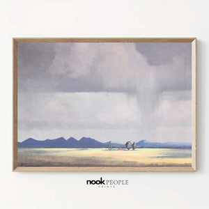 Free State Thunderstorm| South African Art| South African Print| Digital Printable Wall Art