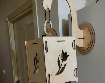 Wooden Wall Or Hanging Light Kase Laser Cut Design File