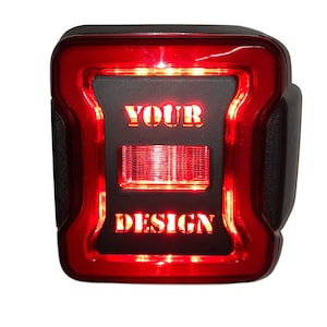 Custom Tail Light Cover for Jeep Wrangler JL