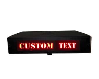 CUSTOM TEXT - Third Brake Light Cover for Jeep Wrangler JL