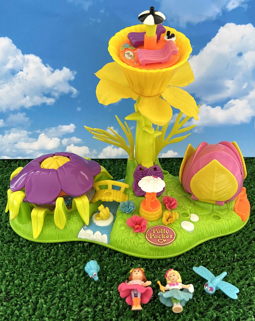 Polly Pocket Totally Flowers – BlueBird 1997, Maison Miniature